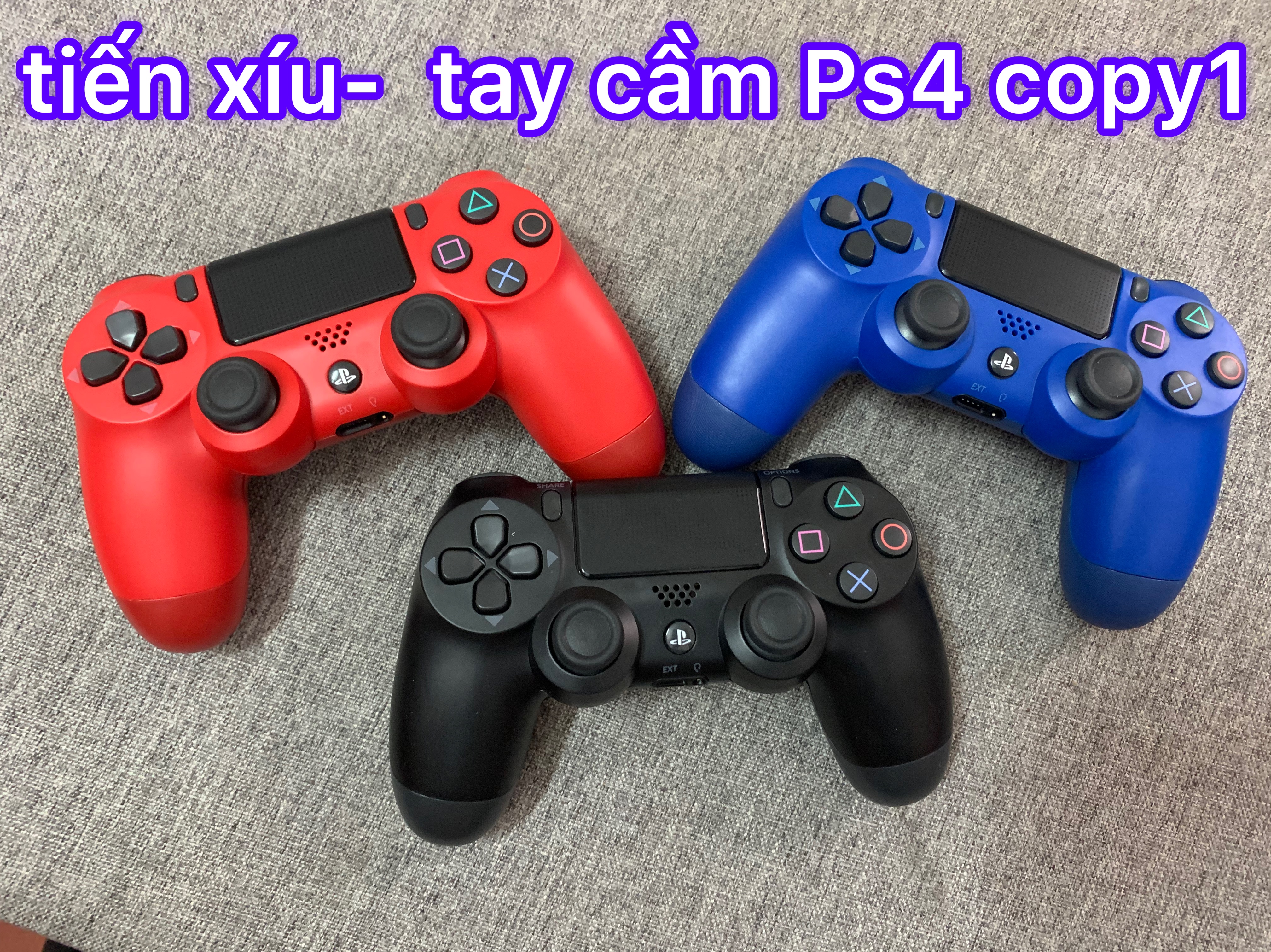 Tay cầm Ps4 Slim Pro cao cấp kèm dây usb xịn cho Ps4 PC Laptop