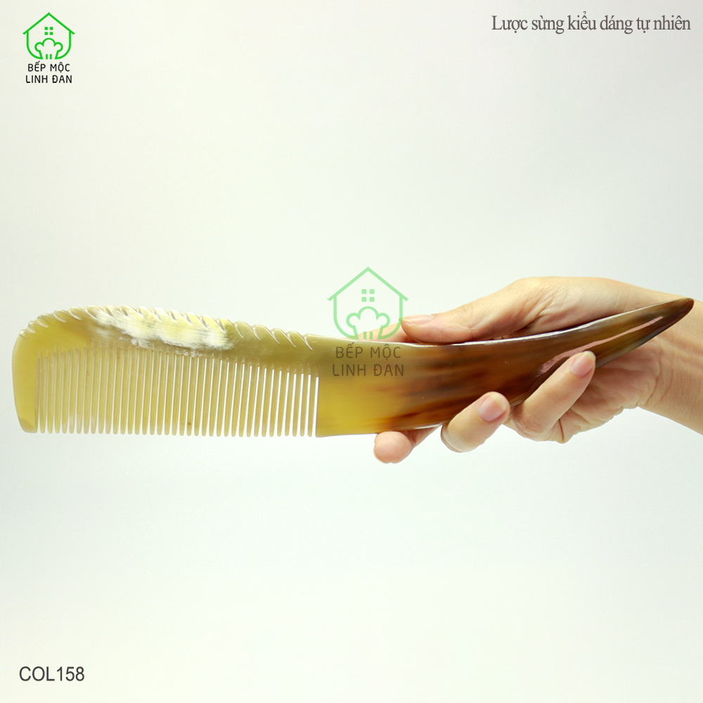 Lược Sừng Kiểu Dáng Tự Nhiên HAHANCO Mẫu Đặc Biệt