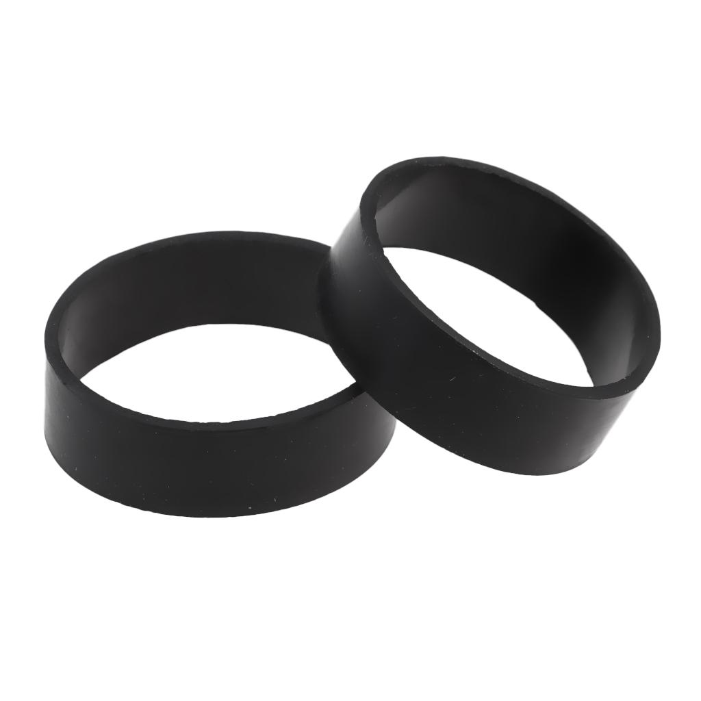 2x5Pcs Rubber Webbing Fixed Rings for Scuba Diving Weight Belt Backplate Strap