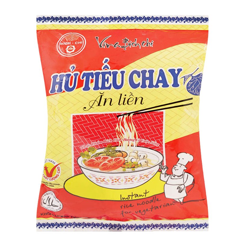 Thùng 30 Gói Hủ Tiếu Ăn Liền Chay Bích Chi (60g/Gói)