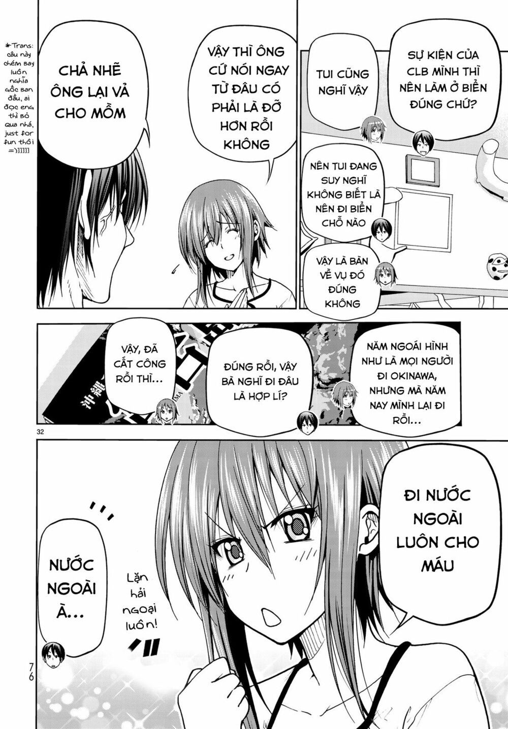 cô gái thích lặn - grand blue chapter 45 32