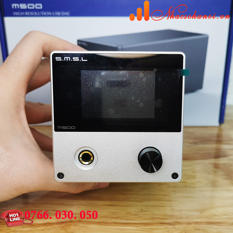 Bộ Giải Mã DAC SMSL M500, Hỗ Trợ 768Khz, Chơi Nhạc DSD512 - Hàng Chính Hãng