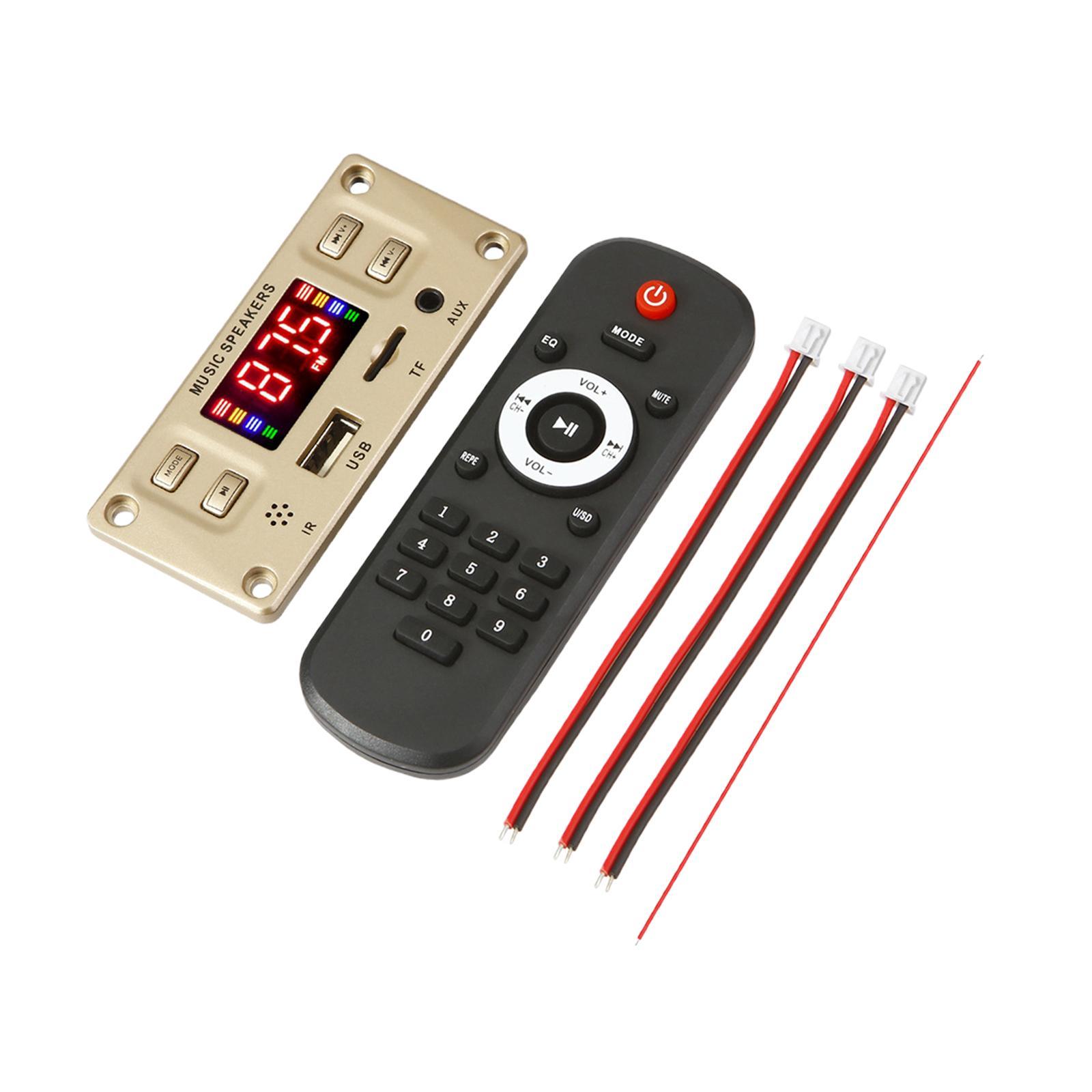 Board 2*50W Support TF/USB DC 8V-24V Car Radio for Car