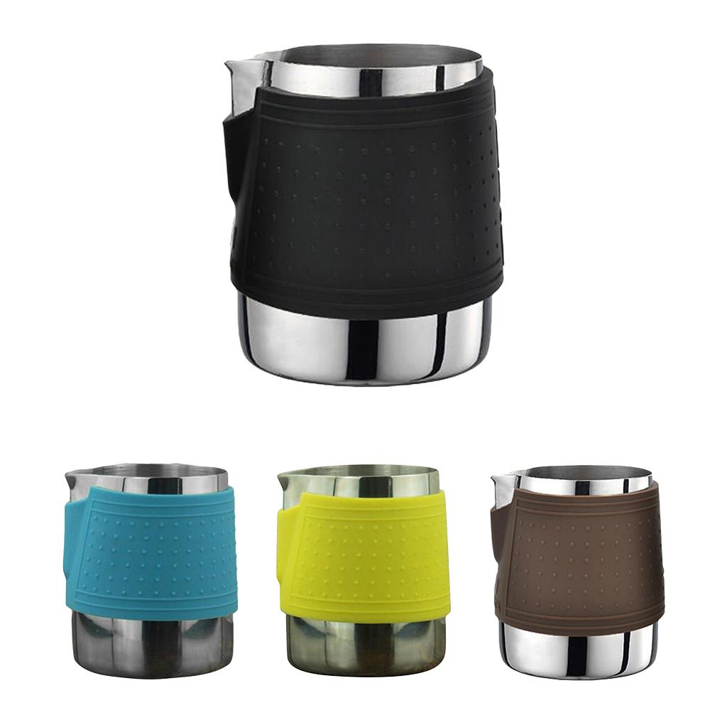 NEW Milk Frothing Jug Espresso Cup for Coffee Latte Art,Stainless Steel 12oz ,Perfect for Espresso Maker, Cappuccino Maker