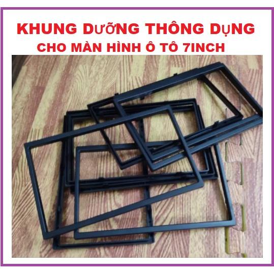 Khung dưỡng 7inch thông dung cho màn hình ô tô.Khung màn hình radio DVD 2 DIN cho xe hơi