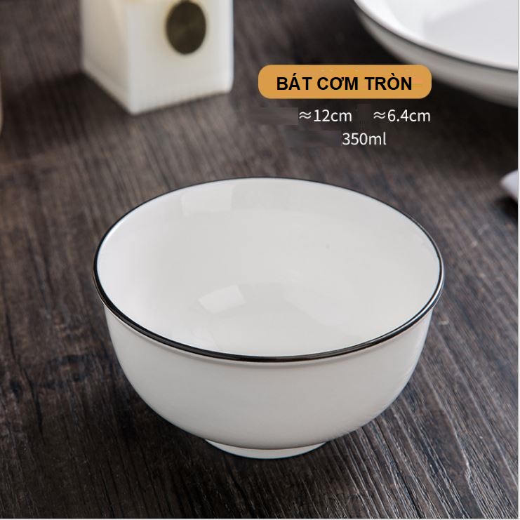 Set 22 chi tiết trắng viền đen phong cách Bắc Âu
