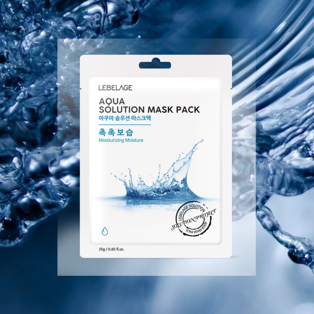 Mặt Nạ Lebelage Aqua Solution Mask Pack Moisturizing Moisture Cấp Nước 25g