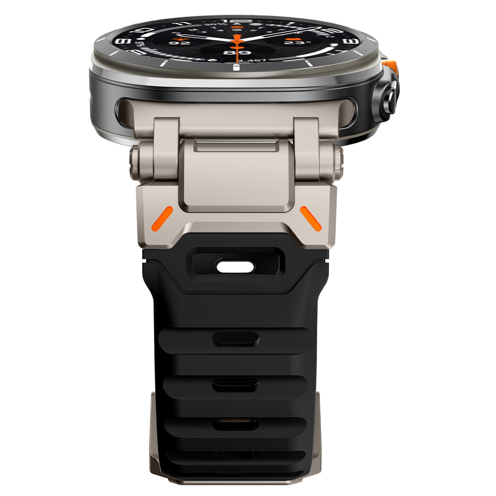 Dây Silicone Đầu Nối Kim Loại Explorer cho Samsung Galaxy Watch Ultra 47mm - Hàng Chính Hãng