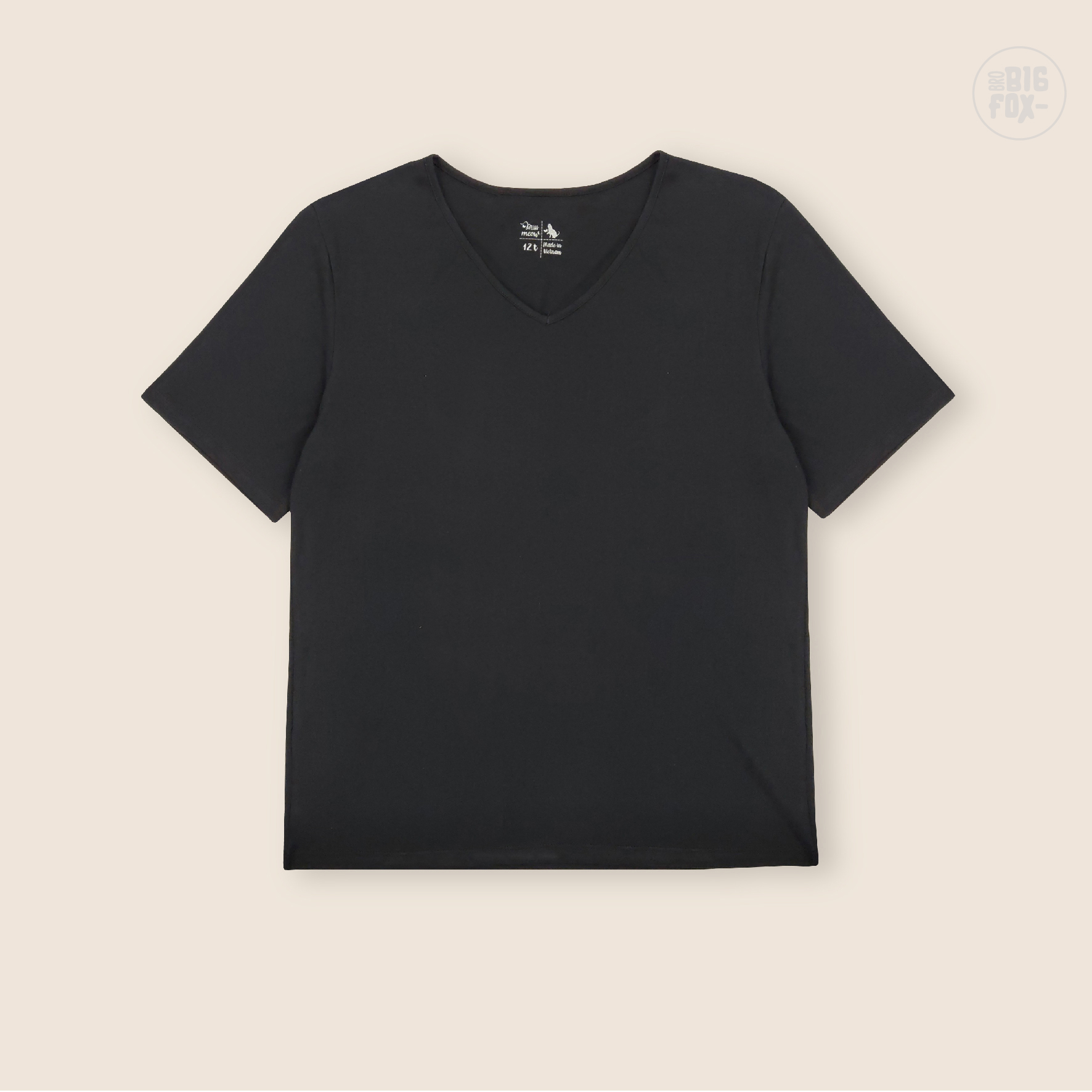 Áo Mùa Hè Cho Bé Gái MissMeow,Size Đại ,Áo Cotton Thun Cổ Tim Cộc Tay Dáng Rộng 12-15