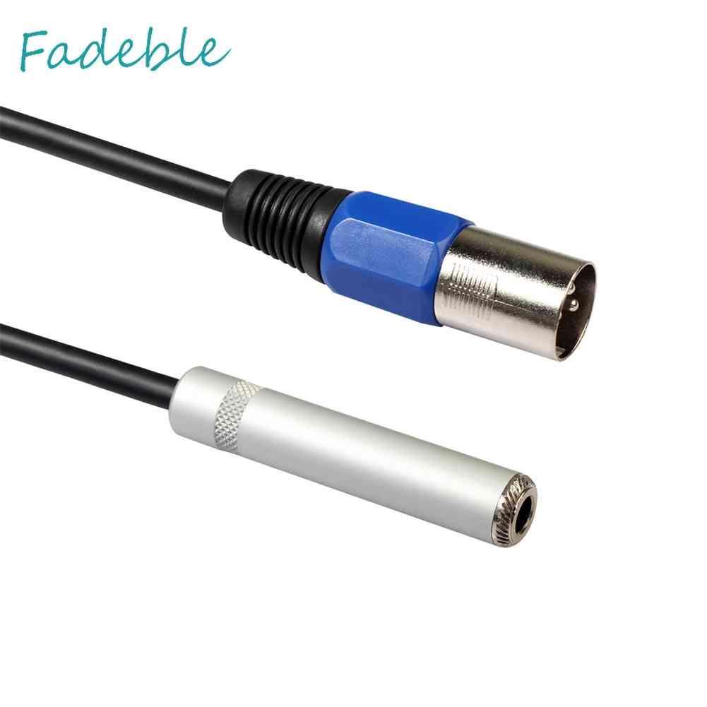 Cáp ChuyểN ĐổI Âm Thanh 0.3m XLR 3Pin Sang 6.35mm