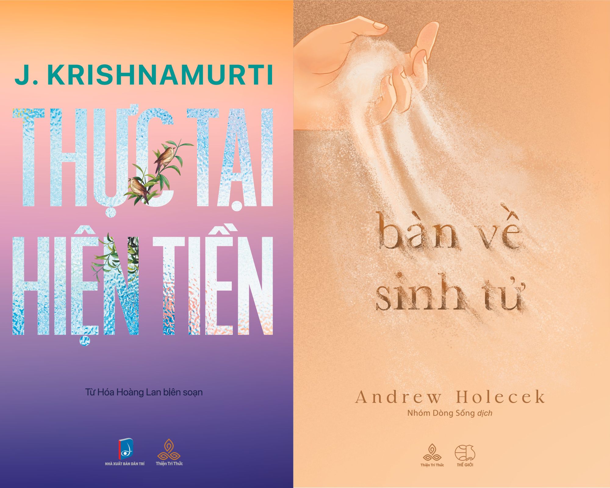 Combo Sách Krishnamurti Thực Tại Hiện Tiền và Bàn Về Sinh Tử