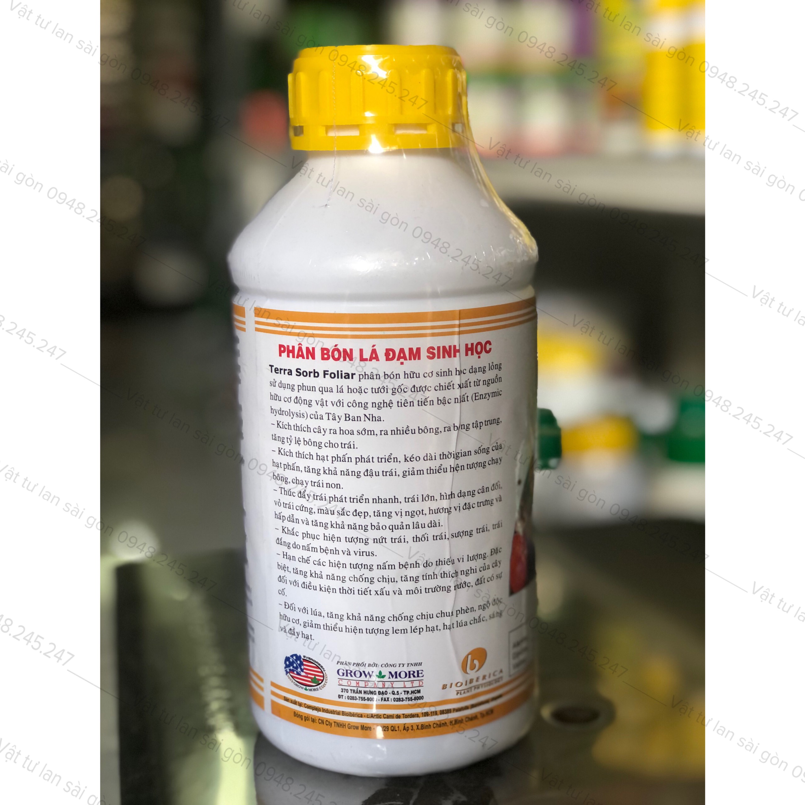 Phân Bón Hữu Cơ TERRA-SORB Foliar SIÊU TO LÁ Chai 1 Lít