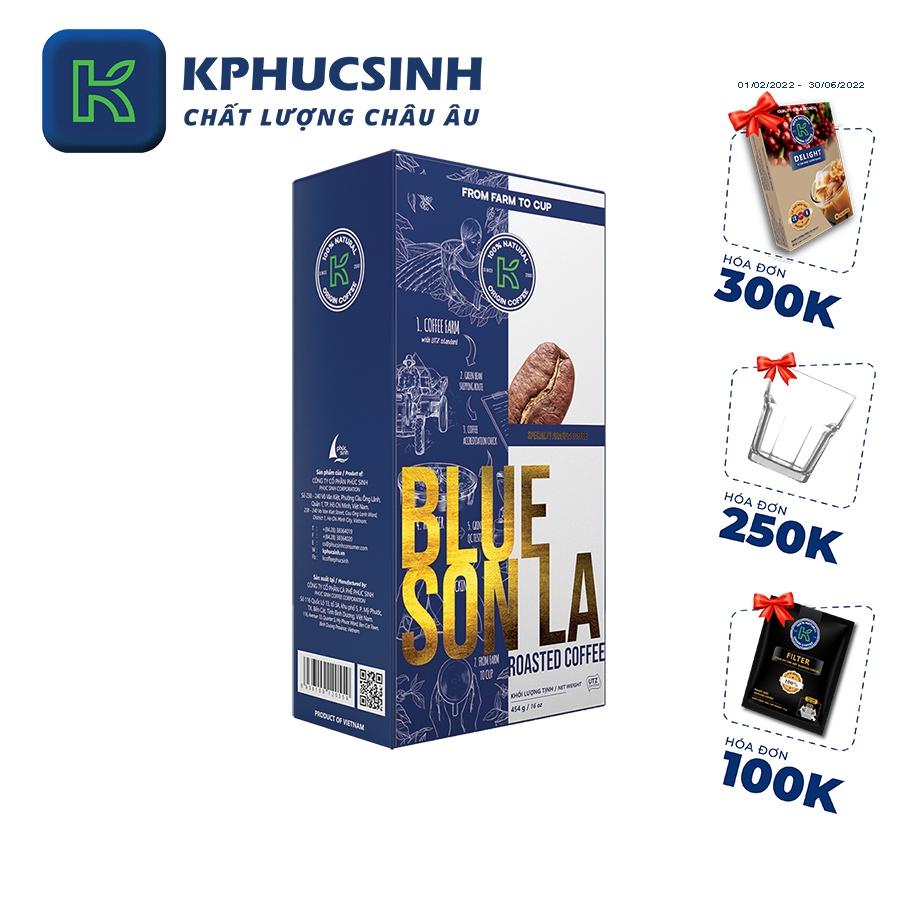 Cà phê K Coffee 100%  Arabica nguyên chất cà phê đậm vị Blue Sơn La (454g/Túi)