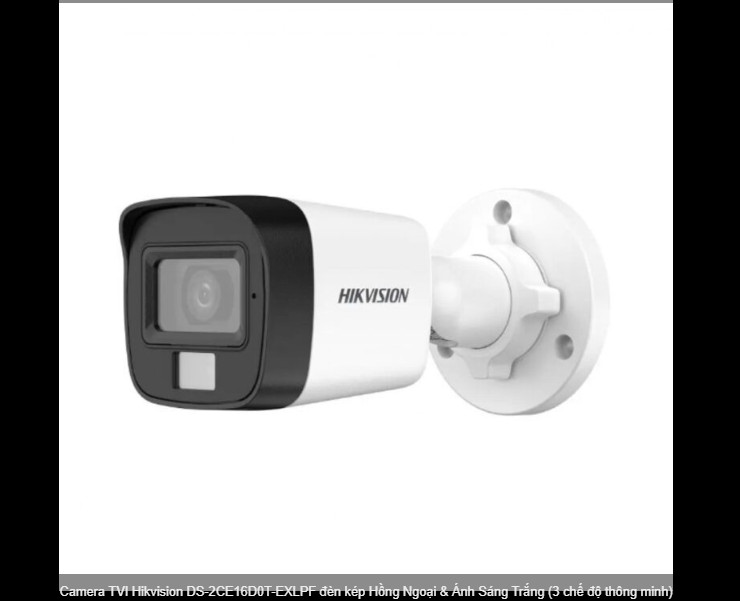 Camera TVI Hikvision DS-2CE16D0T-EXLPF đèn kép Hồng Ngoại & Ánh Sáng Trắng (3 chế độ thông minh) hàng chính hãng