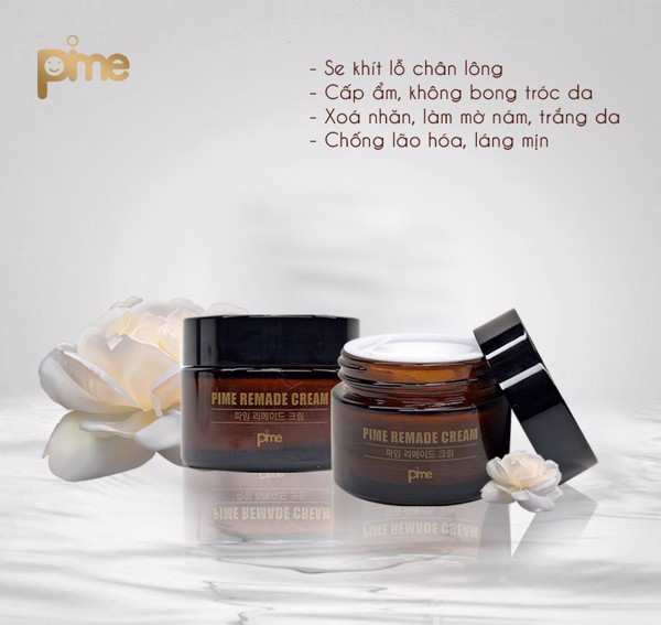 KEM NGÀY DƯỠNG TRẮNG CĂNG BÓNG PIME REMADE CREAM 50G