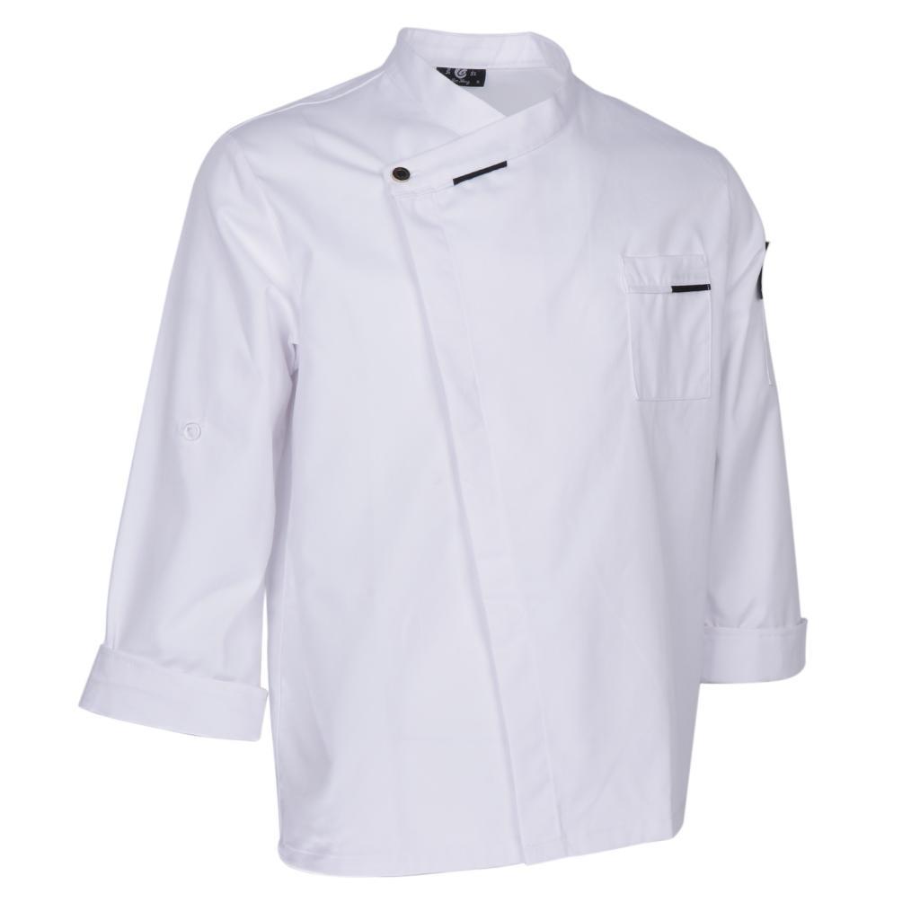 Men Women Chef Coat Hotel Jacket Cooking Uniform Restaurant Workwear