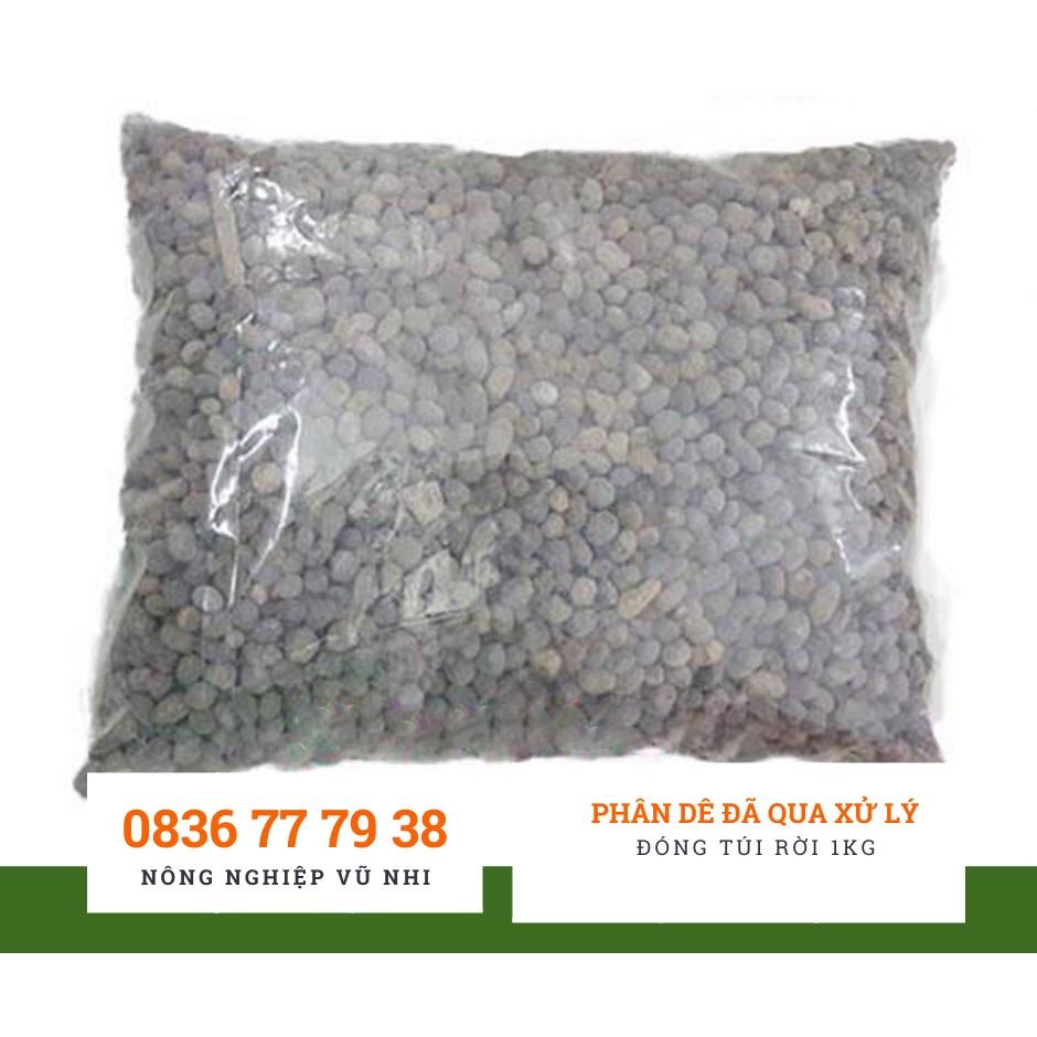 Phân dê ép viên nén đã sử lý nấm trichoderma - đóng túi rời 1kg