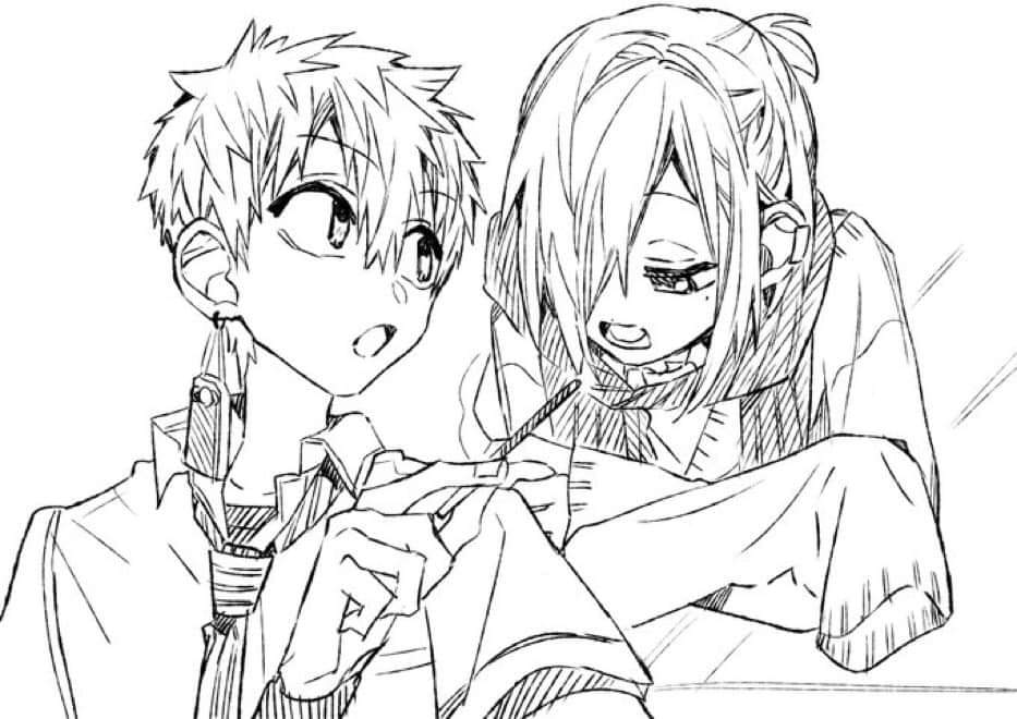 những mẫu truyện nhỏ của hanako do fan vẽ chapter 17 19