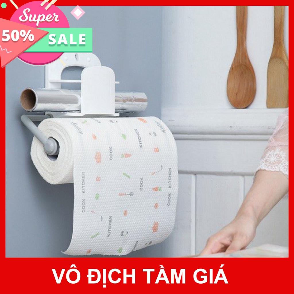 Giấy Lau Đa Năng - Khăn Lau Bếp, Lau Tay 220 Tờ 1 Cuộn Có Thể Giặt Được