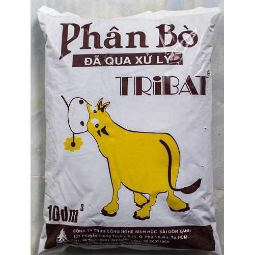 Phân bò đã xử lý Tribat bao 10dm3 (khoảng 4-5kg)