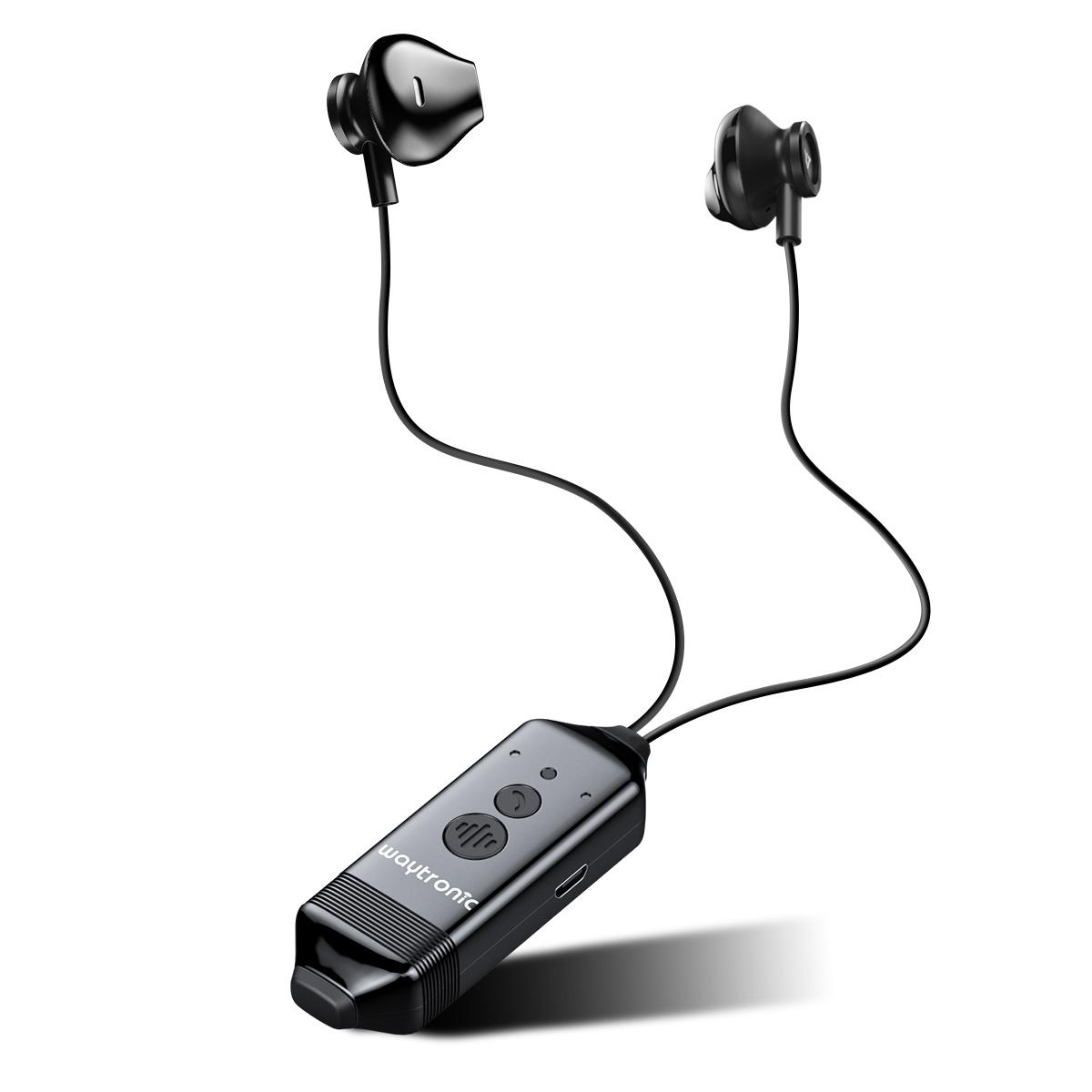 Tai nghe ghi âm cuộc gọi Bluetooth Thiết bị ghi âm cuộc gọi điện thoại di động Ghi âm cuộc gọi điện thoại Tai nghe cho iPhone và Android Màu sắc: Đen