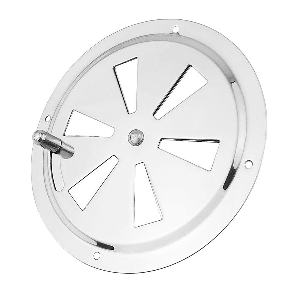 Lưới Tản Nhiệt 128mm Air Vent Louver Vỏ Có Thể điều Chỉnh ống Xả Bằng Thép Không Gỉ