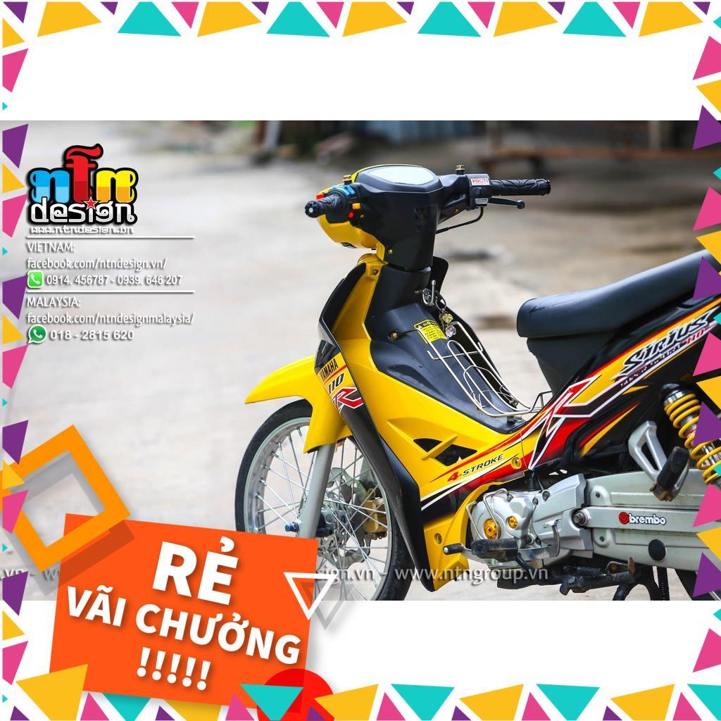 Tem Rời Sisius Mẫu R Vàng Đen Đỏ