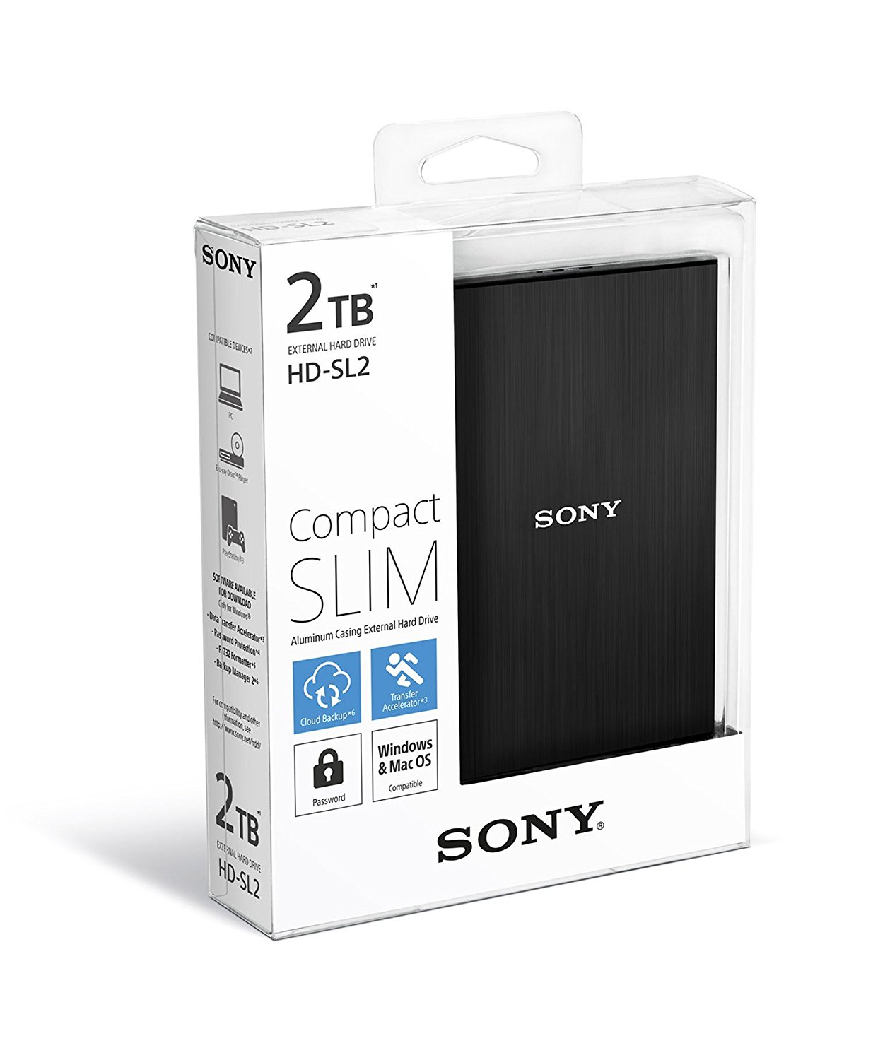 Ổ cứng 2TB SONY HD-SL2/BC2 - Hàng chính hãng