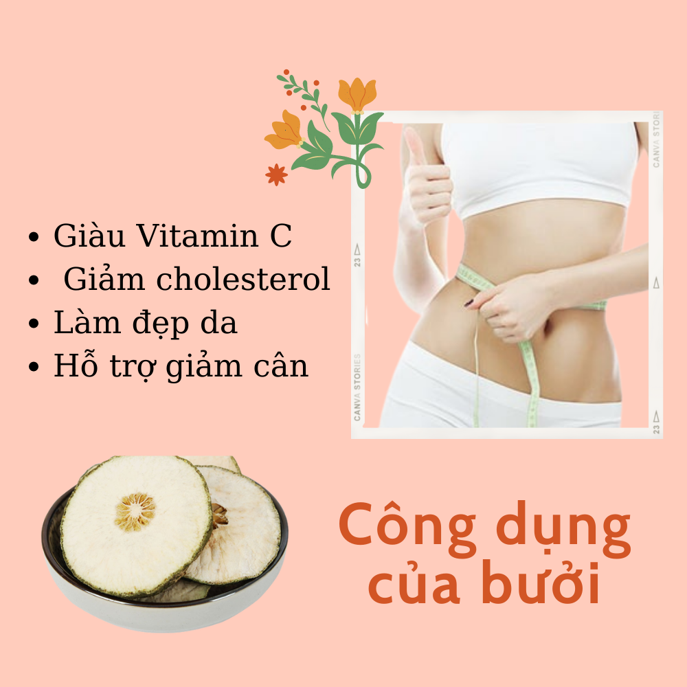 Bưởi thái lát sấy lạnh robimart gói 200g