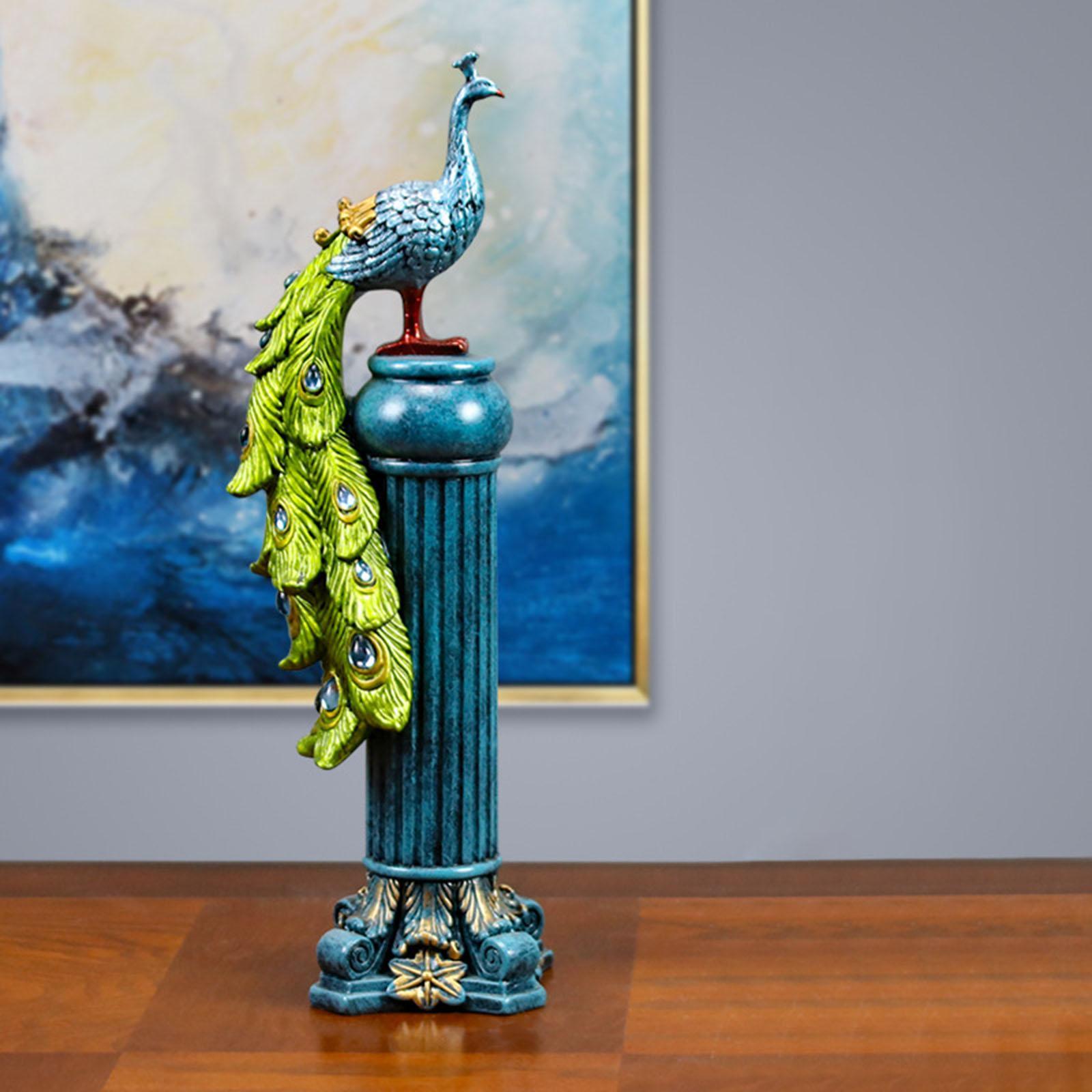 Animal Statue Figurine Sculpture Miniature Ornament for Cabinet Decor