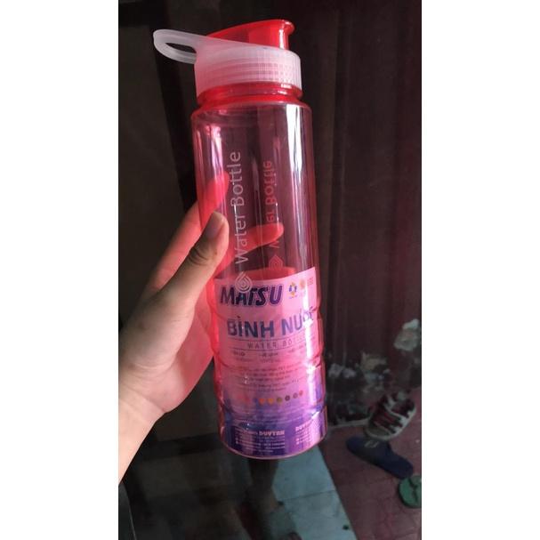 Bình Đựng Nước Uống 1000ml Nhựa Trong Suốt