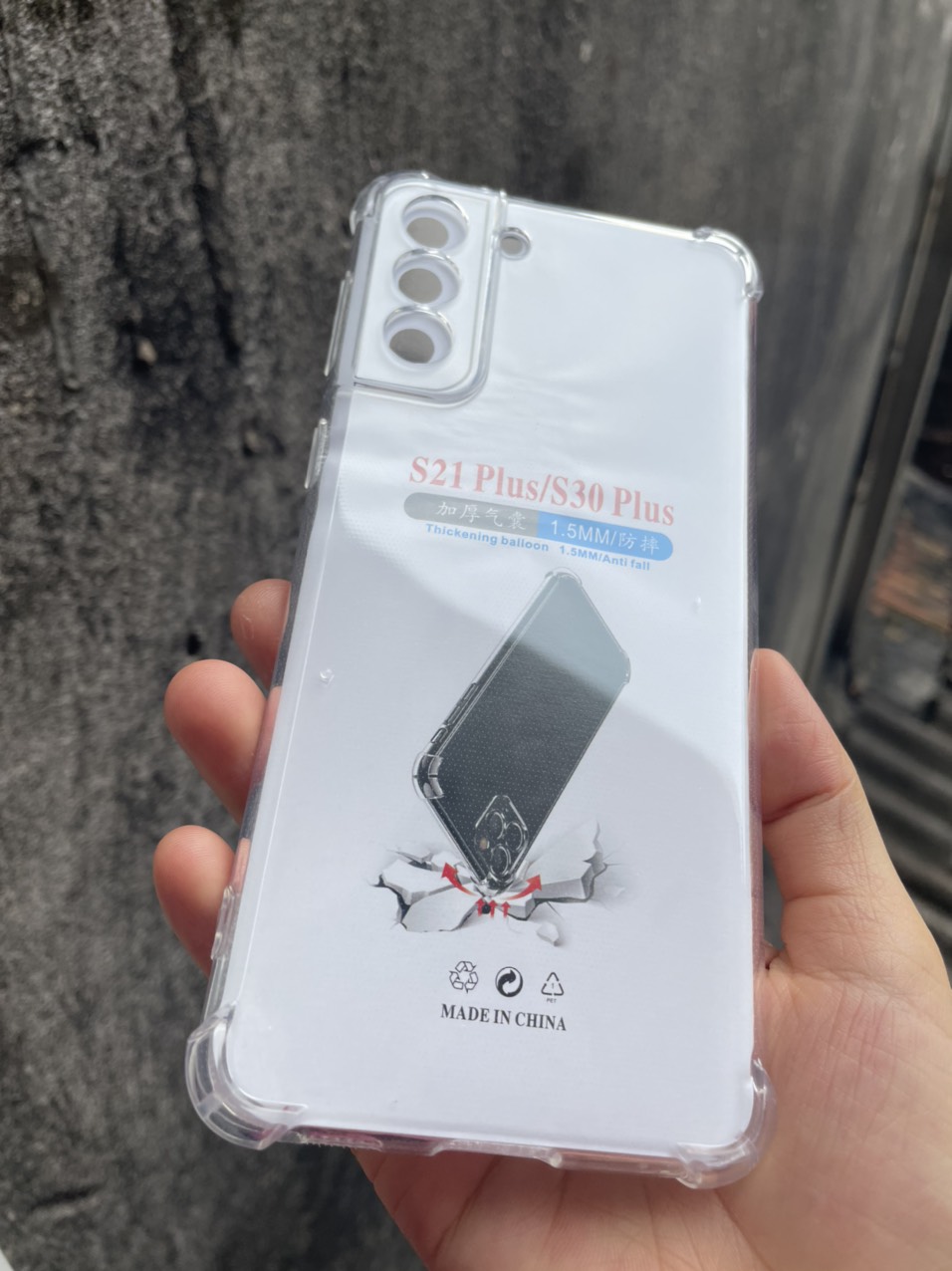 Ốp lưng dẻo dành cho Samsung Galaxy S21 Plus - chống sốc 4 góc trong suốt , bảo vệ Camera