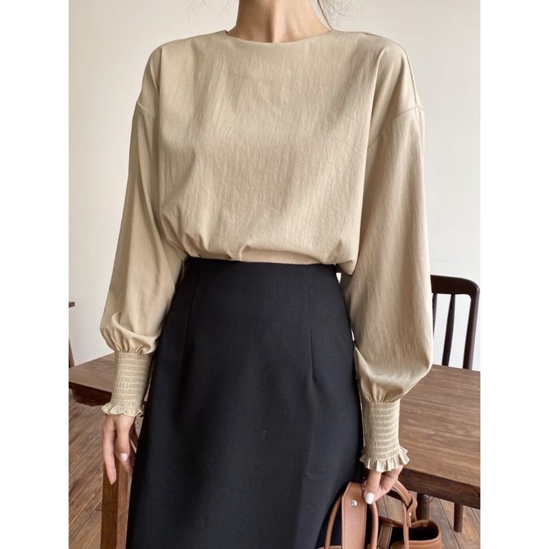 Áo sơ mi tay chun Hàn Quốc