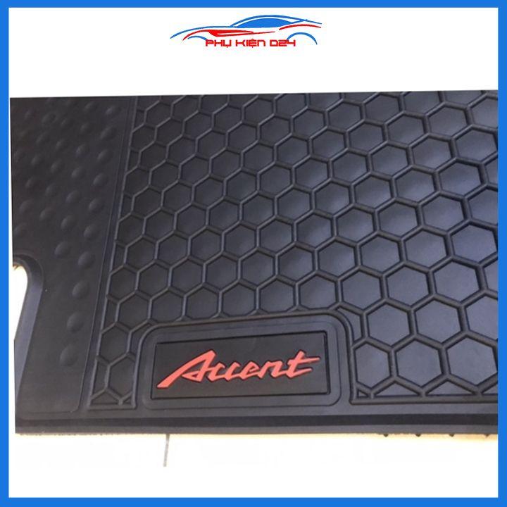 Lót sàn ô tô cao su cho Accent 2018-2019-2020-2021-2022 không mùi chống trơn trượt