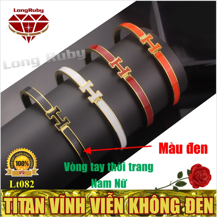 Vòng Tay TITAN, Lắc Tay Thời Trang Nam Nữ Chữ H Sang Trọng - Lt082A