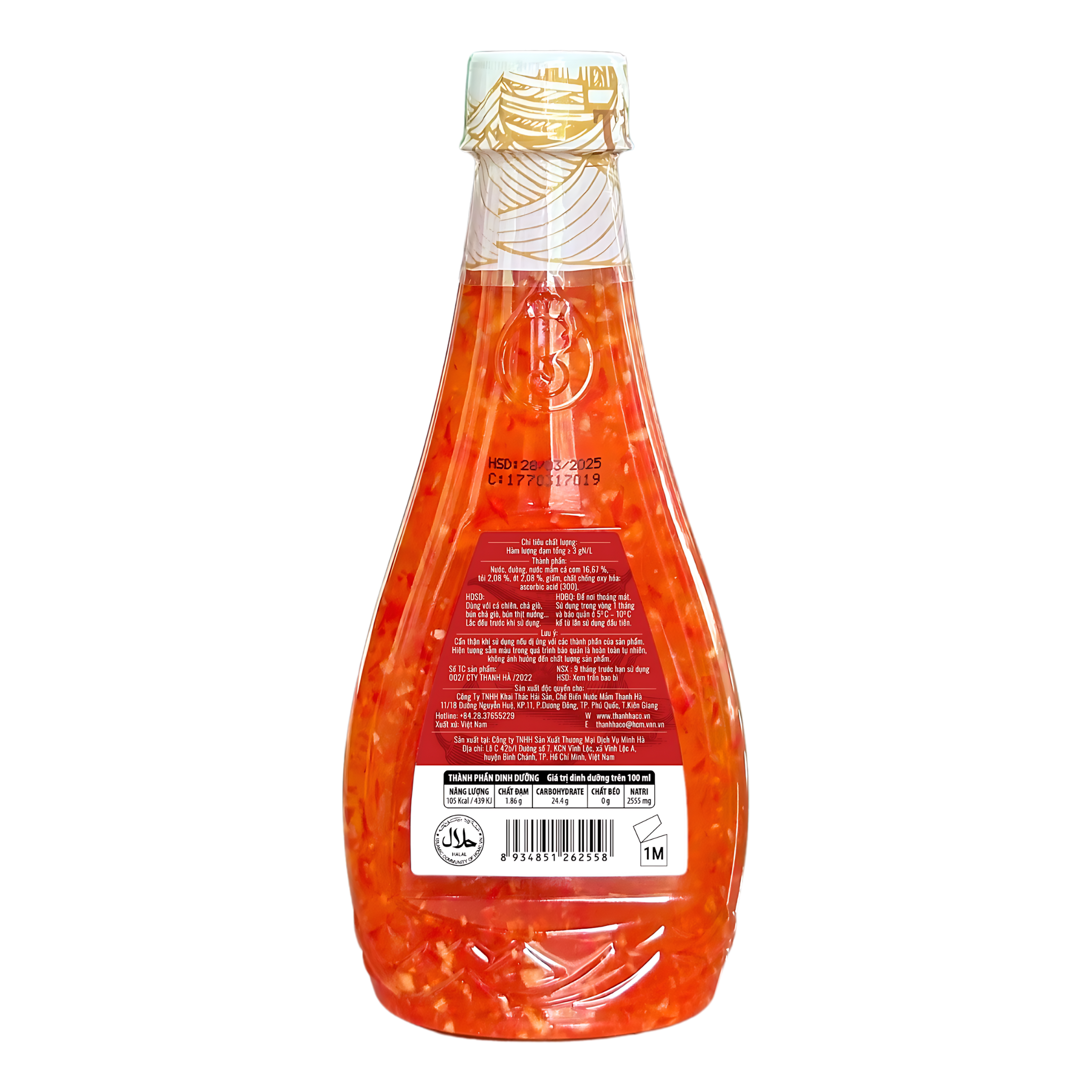 Nước mắm Tỏi ớt Thanh Hà 250ml