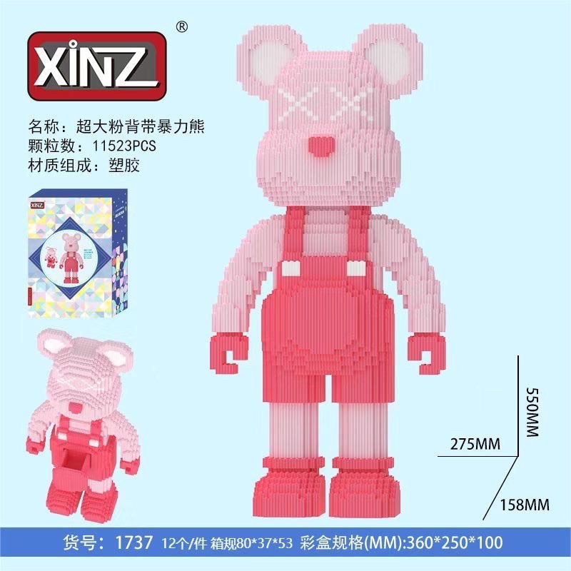 Đồ chơi lắp ráp gấu Bearbrick 55cm