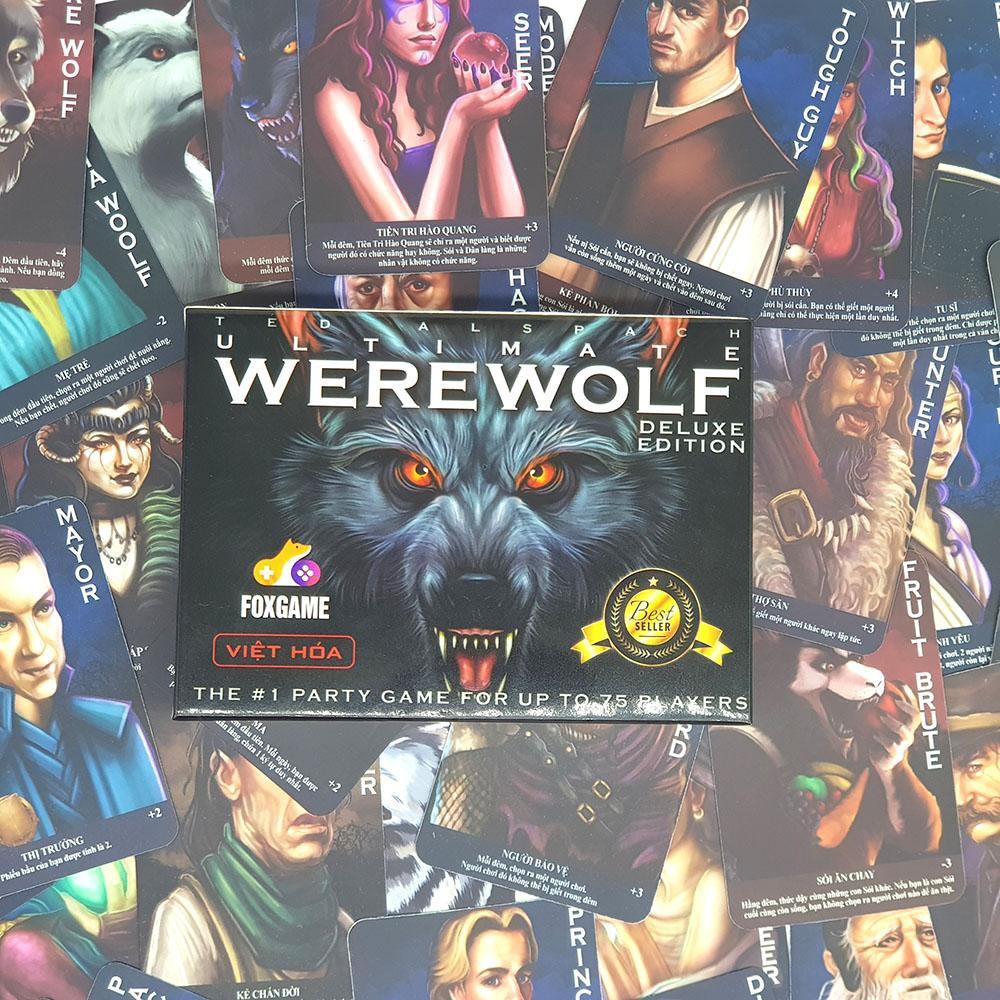 Bộ Thẻ Bài Ma Sói Ultimate Việt Hóa 122 Lá Bài Tiếng Việt Phiên Bản Fox Game Đặc Biệt