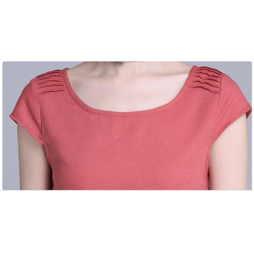 ĐẦM XÒE THẮT EO XẾP LY VAI - DX119