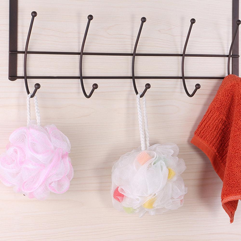 Móc treo trên cửa, tường bằng kim loại, có 10 móc để treo mũ, khăn quàng cổ, ví, dây buộc, áo khoác.