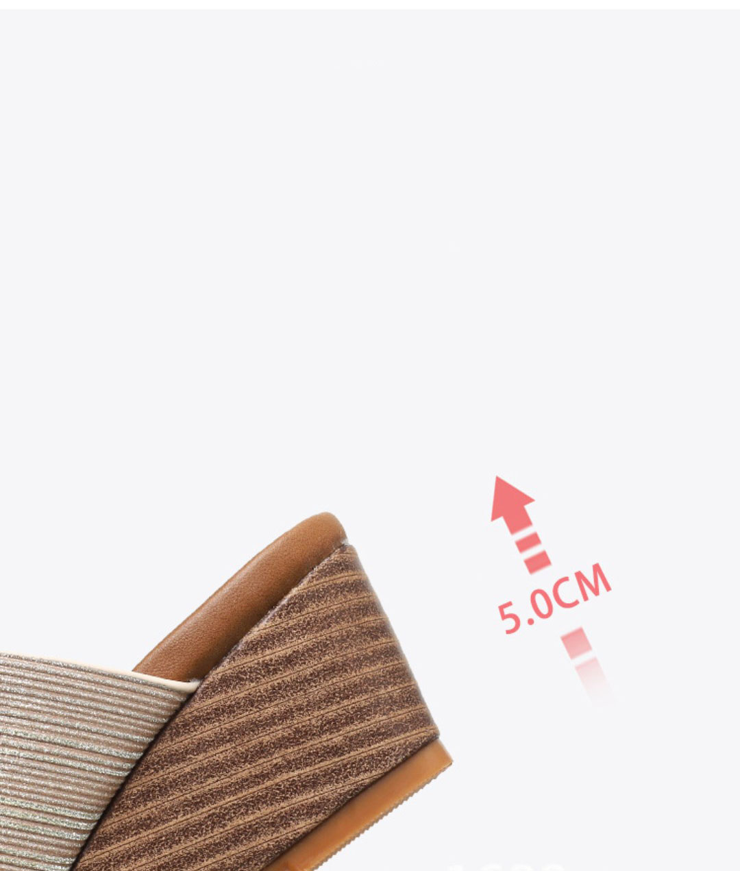 Dép đế xuồng nữ dép nữ cổ tích đế cao 5cm êm nhẹ phong cách Hàn Quốc mã 1418-737 - HỒNG NHẠT - 36