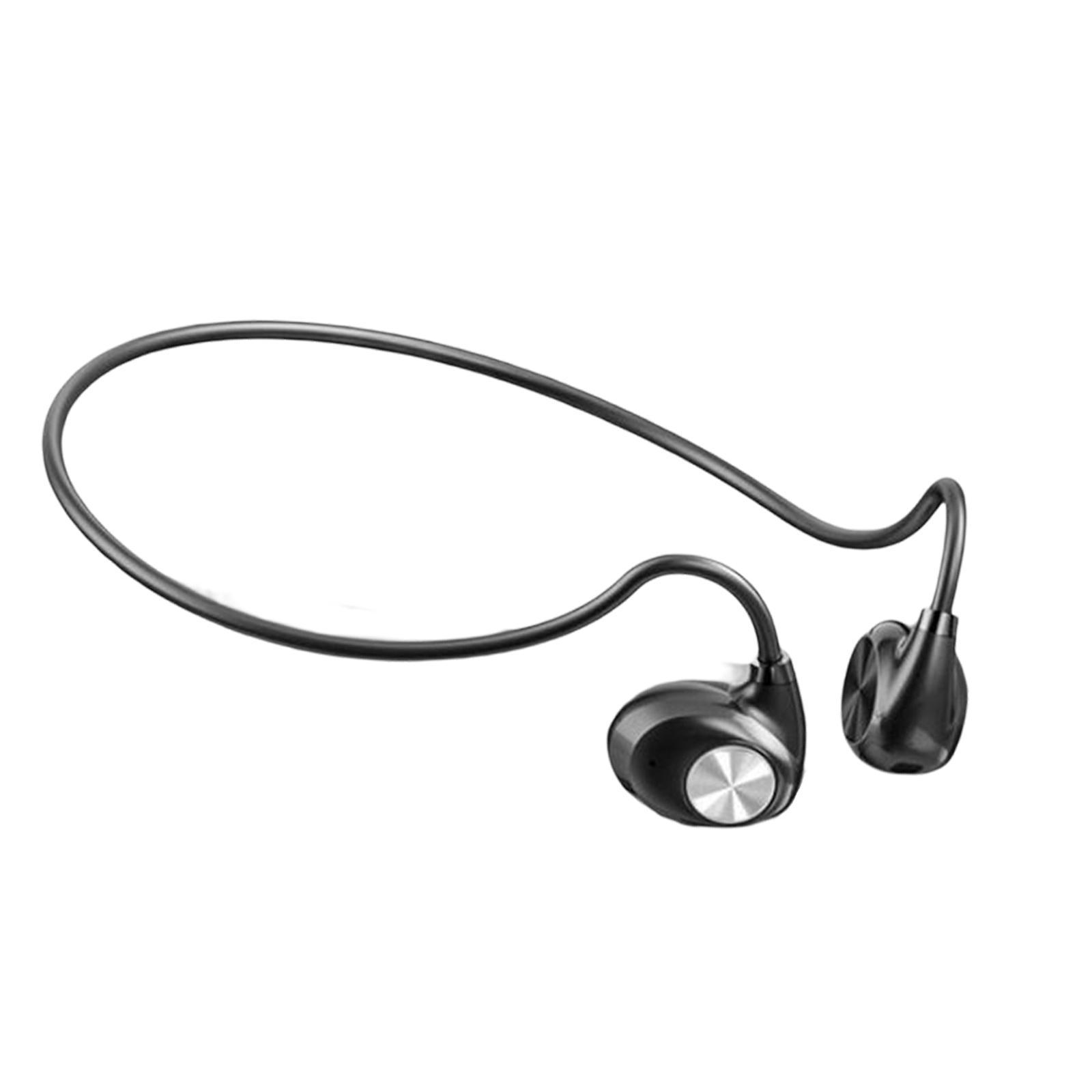Earphone with Microphone Sports Hiking Headphone Black