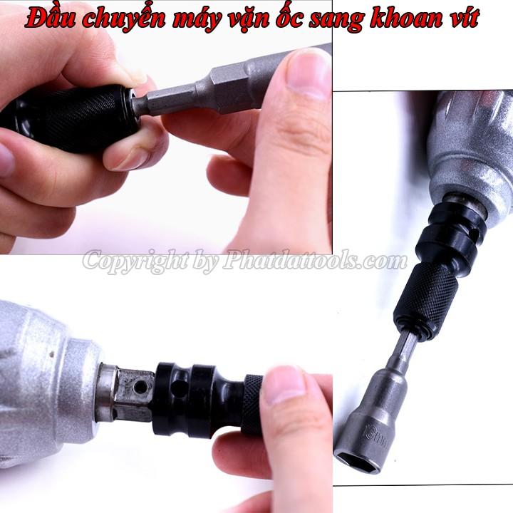 Đầu chuyển máy bắn ốc, bulong sang đầu bắn vít, vặn vít