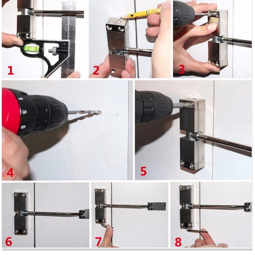 Nẹp cửa thủy lực tự động dễ lắp đặt Auto Geschlossen Gia Dụng SG