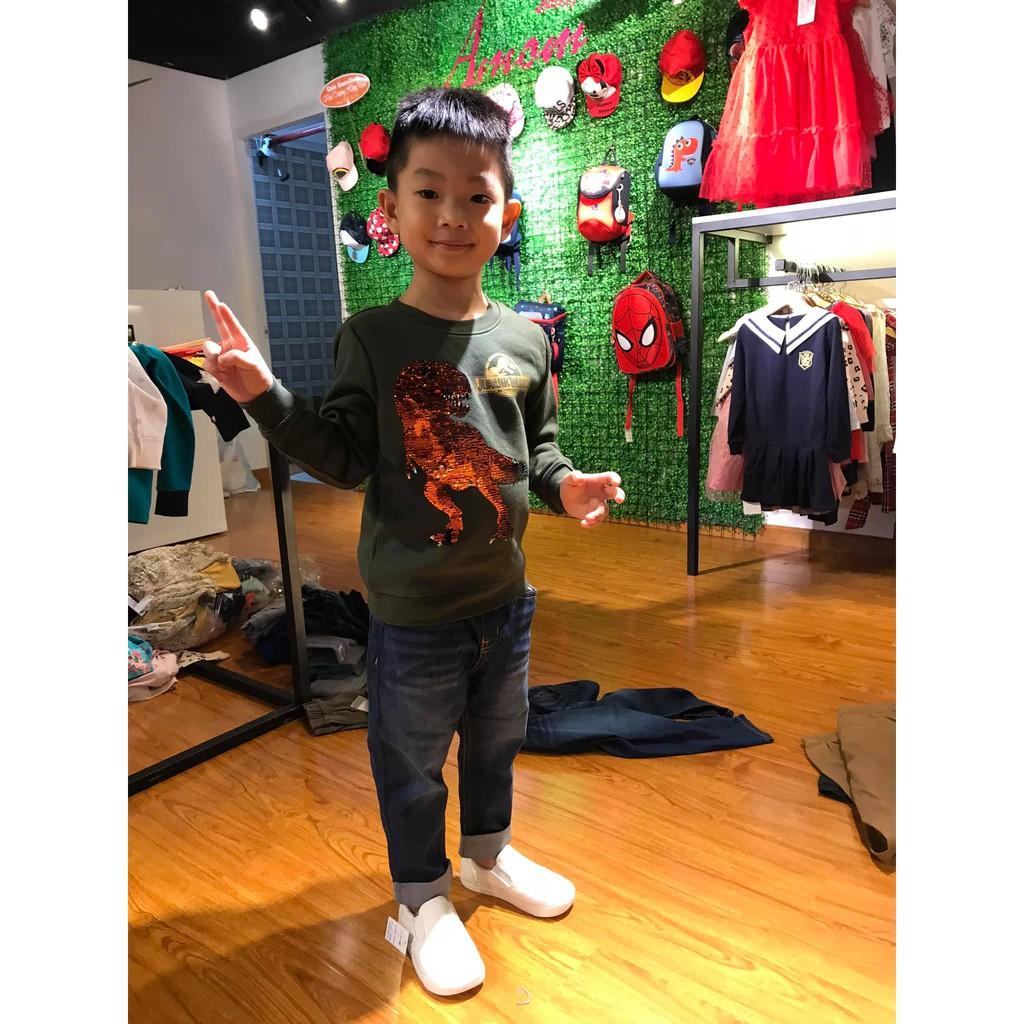Áo Nỉ Hình Khủng Long Bé Trai