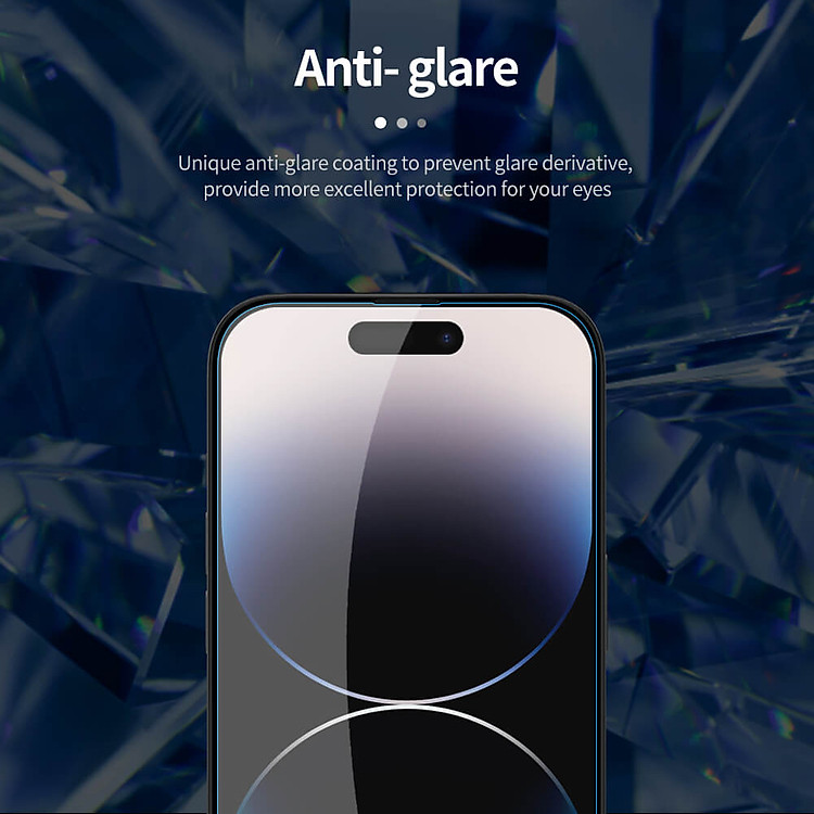 Dán kính cường lực cho iPhone 15 Pro  Nillkin Amazing H+ Pro  – Hàng chính hãng