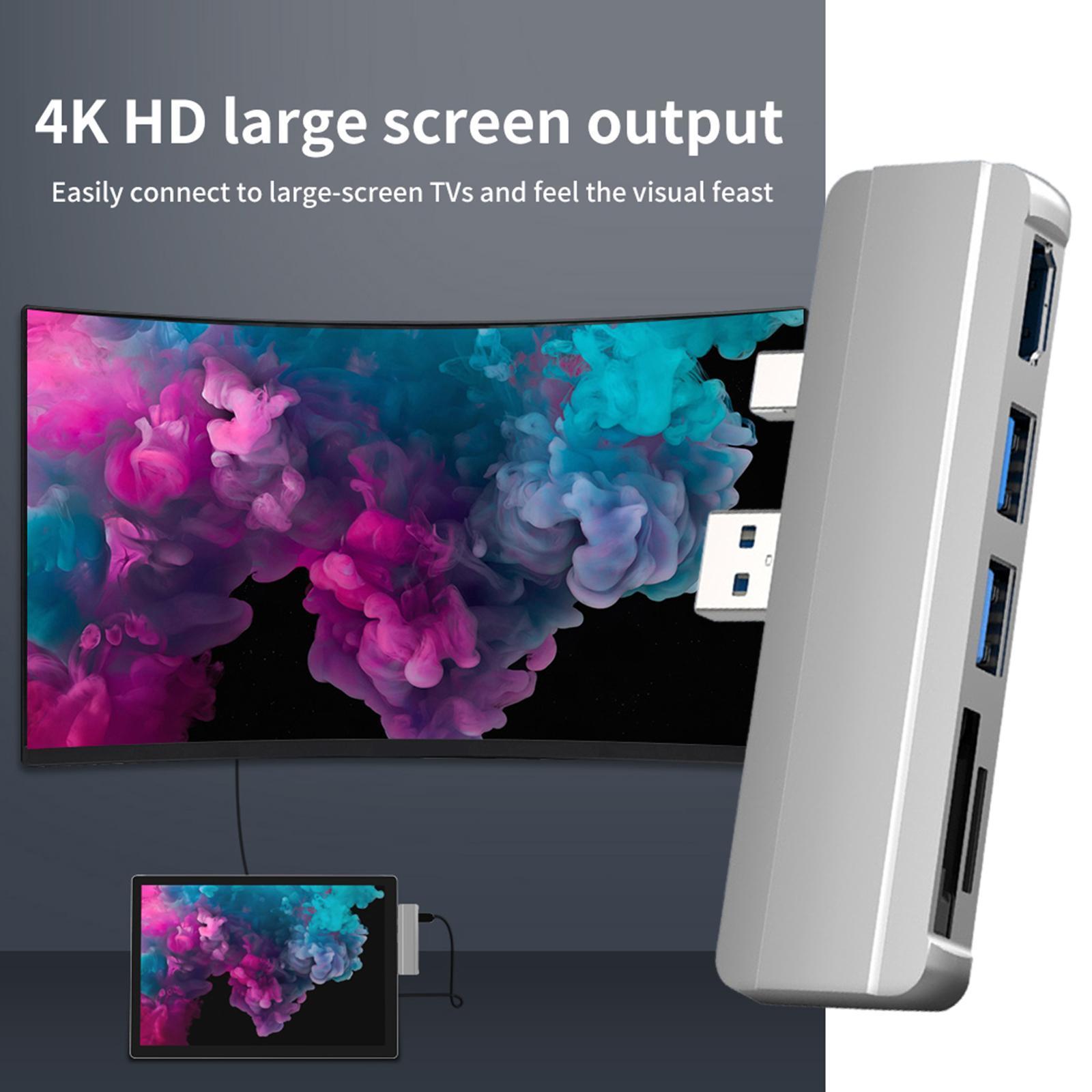 USB .0 Docking Station Splitter for Surface  6 Hot Swappin