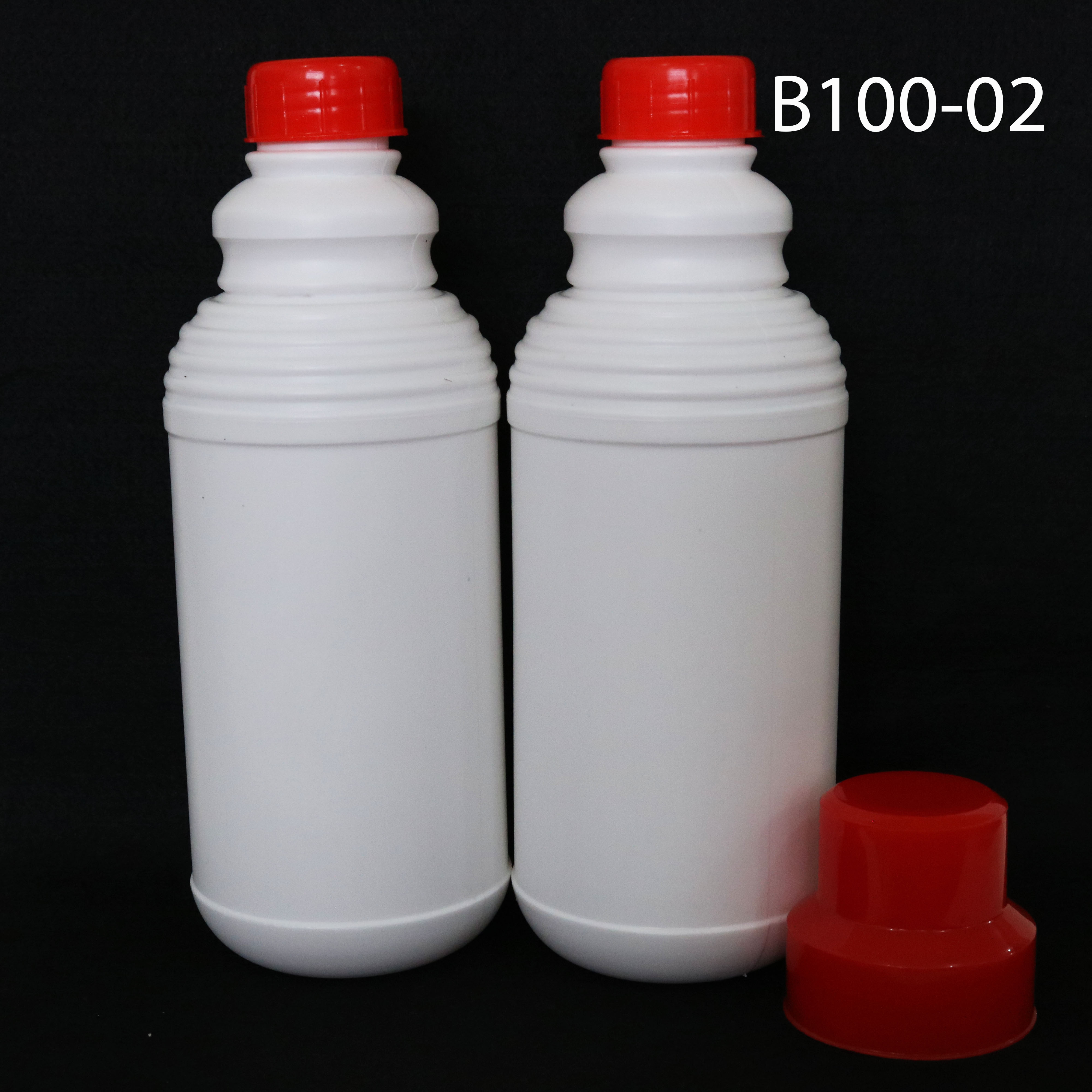 Chai nhựa HPDE 1000mL có nắp đong thể tích - Mẫu B100-02