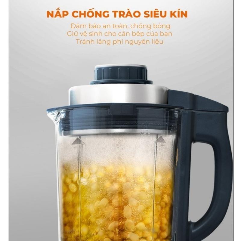 Máy Xay Nấu Sữa Hạt Unie V9S PRO, Bản 2024 Mạnh Mẽ Êm Ái, Cối 5 lớp chịu nhiệt, 1800W-1.75L, Hàng chính hãng