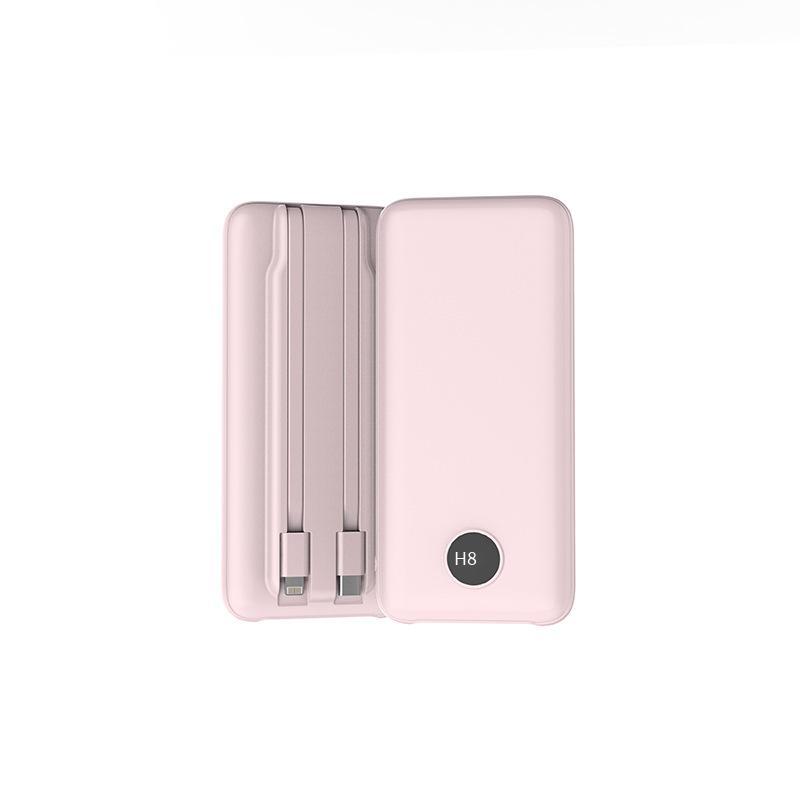 Kho báu sạc nhanh PD kiểu mới nhất 10000mAh màn hình kỹ thuật số di động nhỏ dung lượng lớn đi kèm với kho báu sạc dòng